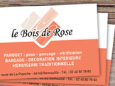 Cartes de visite du Bois de Rose