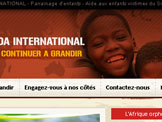 Site internet Orphelins Sida International