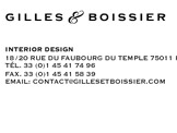 site internet Gilles et Boissier